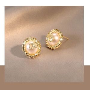 💎PRICE🔻 Double Circle Pearl Earrings jewelry designer inspired